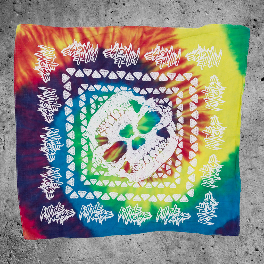 'Skull' Bandana - Tie Dye