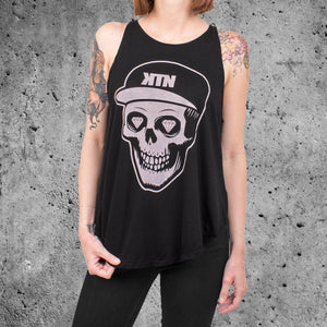 'Washed Out Skull' Women's Tank worn